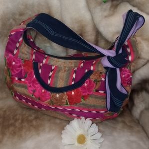 Boho floral Tapestry purse 